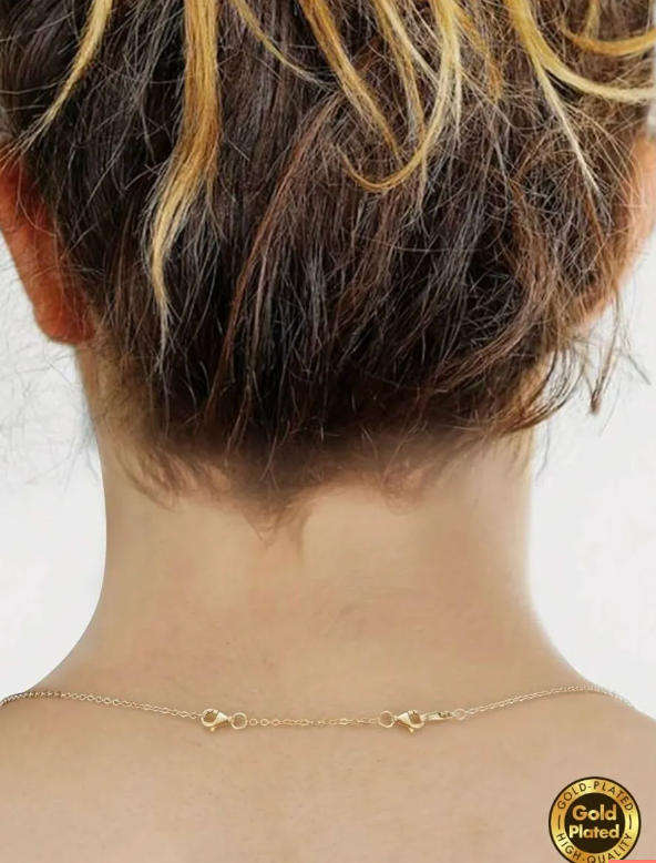 3 Piece Gold Plated Stainless Steel Necklace Extension Chain