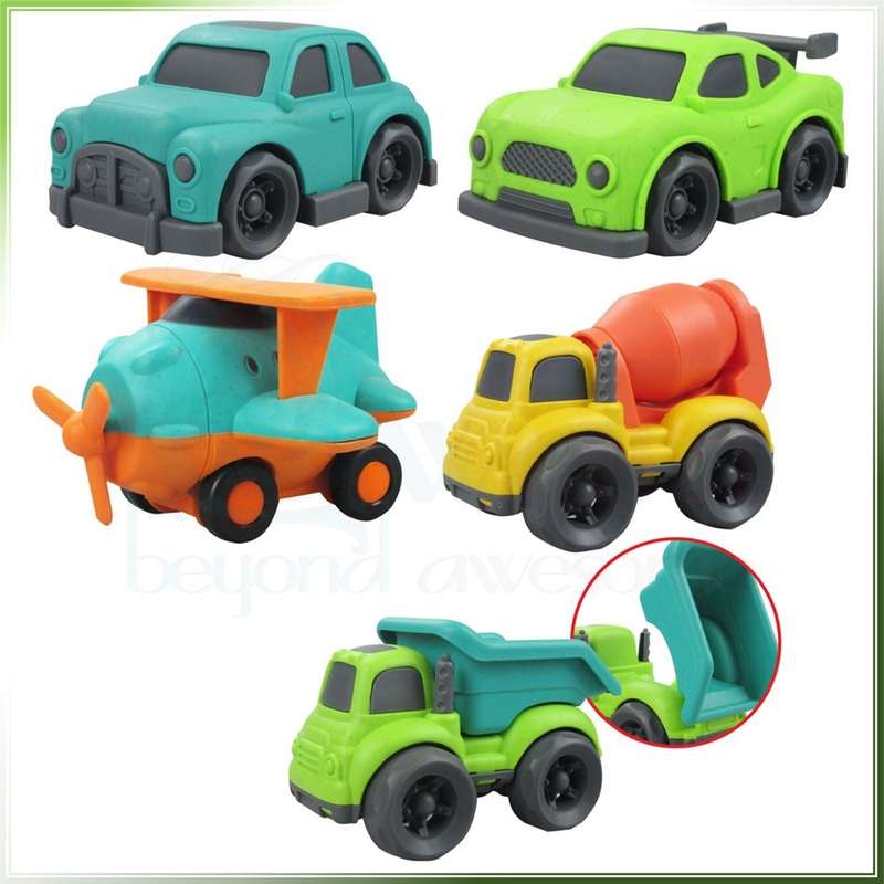 GENG FENG Bioplastic Plane, Cars & Construction Vehicles Set [11735]