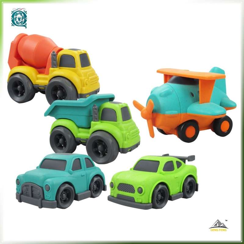 GENG FENG Bioplastic Plane, Cars & Construction Vehicles Set [11735]