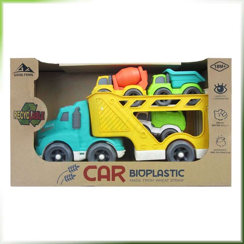 GENG FENG Bioplastic Carrier Truck & Construction Vehicles Set [11739]
