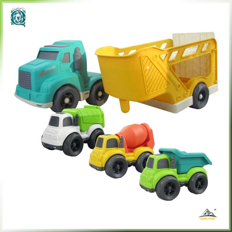 GENG FENG Bioplastic Carrier Truck & Construction Vehicles Set [11739]