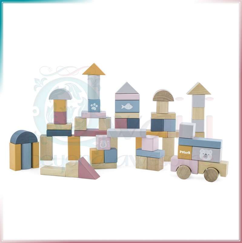 PolarB Wooden Blocks 60pc [44010]