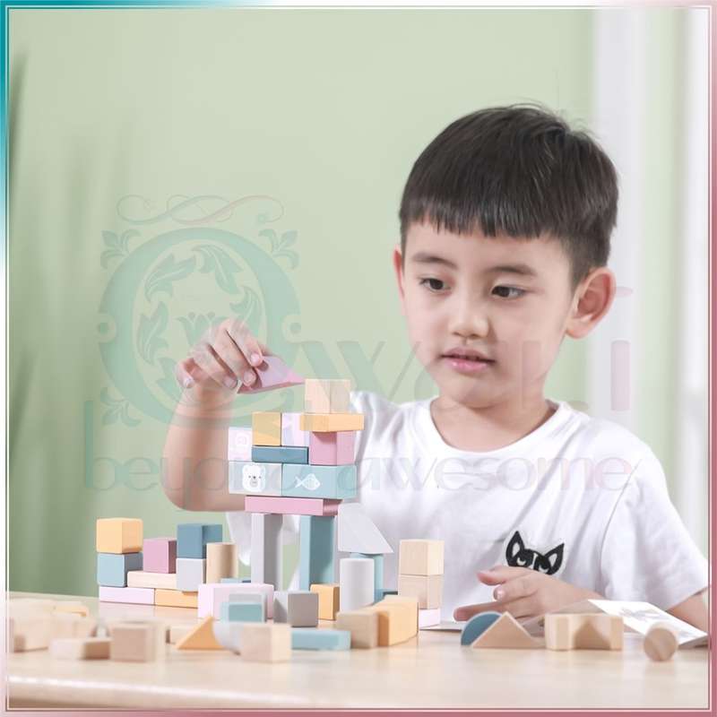 PolarB Wooden Blocks 60pc [44010]