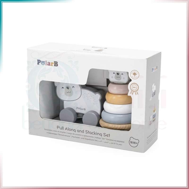 PolarB Pull-Along and Stacking Polar Bear Set [44227]