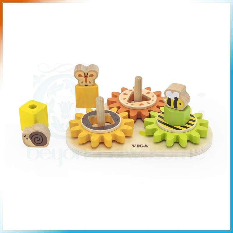 VIGA Geometric Blocks & Gears [44690]