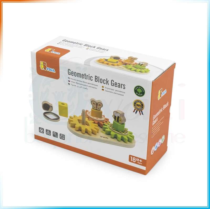 VIGA Geometric Blocks & Gears [44690]