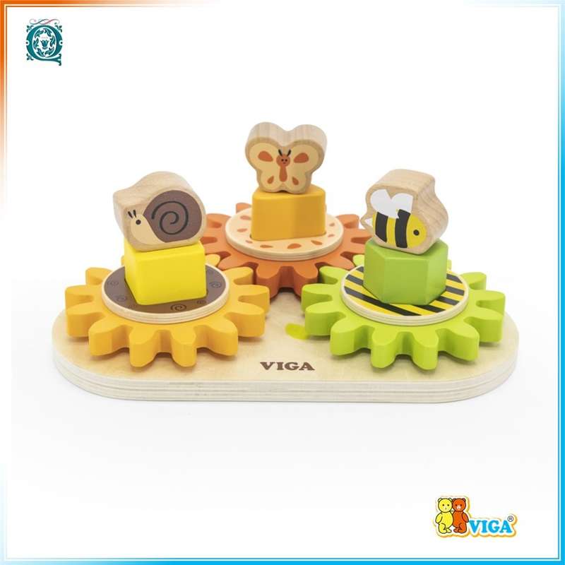 VIGA Geometric Blocks & Gears [44690]