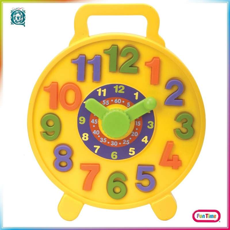 Fun Time Teach Time Clock & Letters [FTJ1110-798]