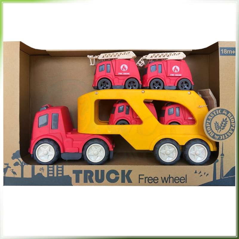Bioplastic Car Carrier Red [LC97]