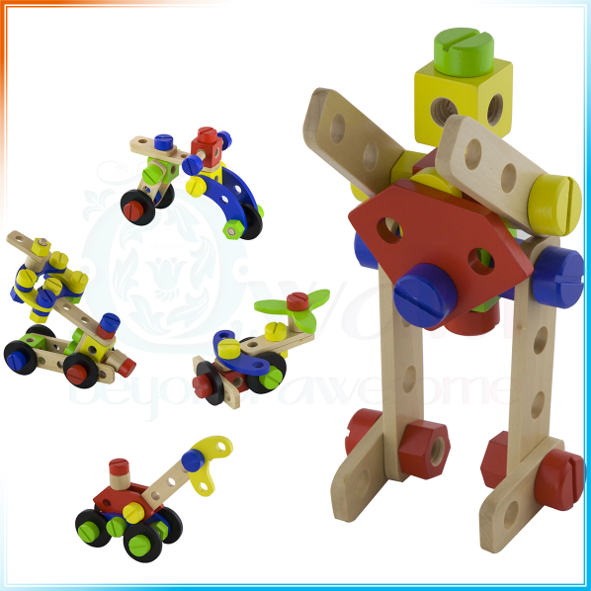 VIGA Construction Block Set 68pc [50382]