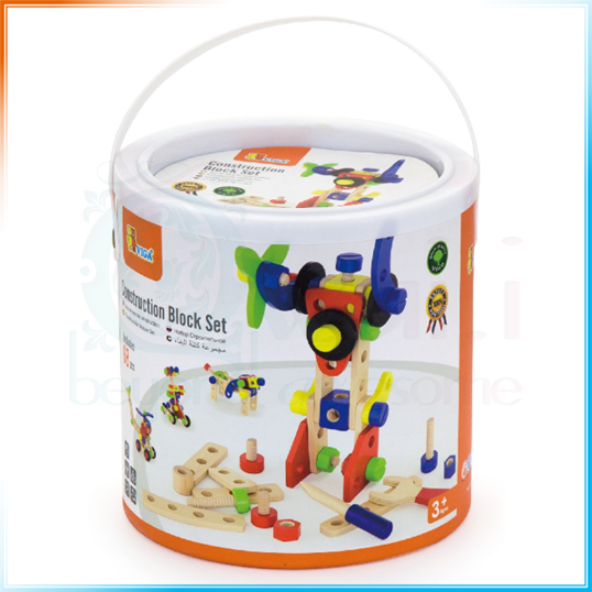 VIGA Construction Block Set 68pc [50382]