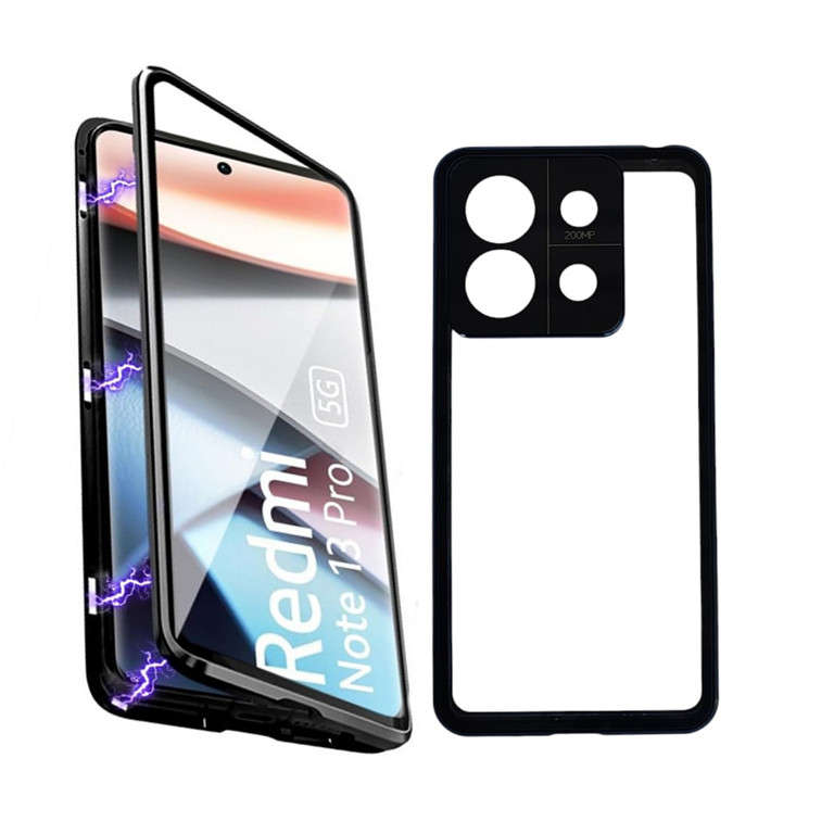 Magnetic tempered glass case for Redmi Note13 Pro 5G Redmi Note 13 Pro 5G