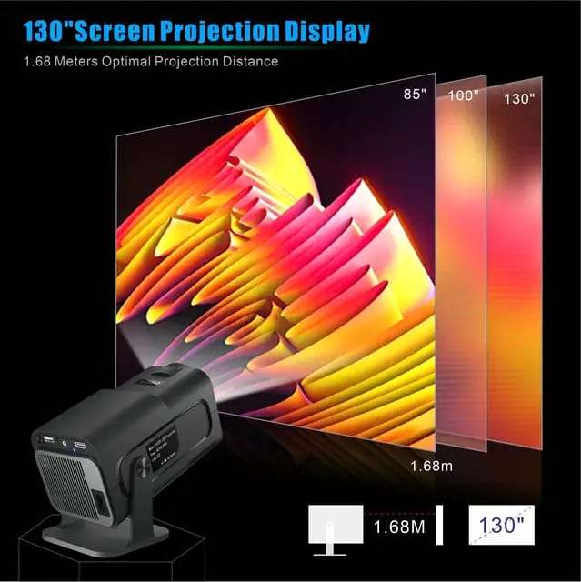 HY320 mini projector portable HD 1080P