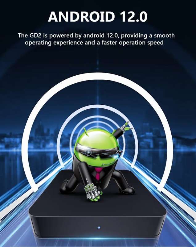 GD2 Google certified Android TV Box