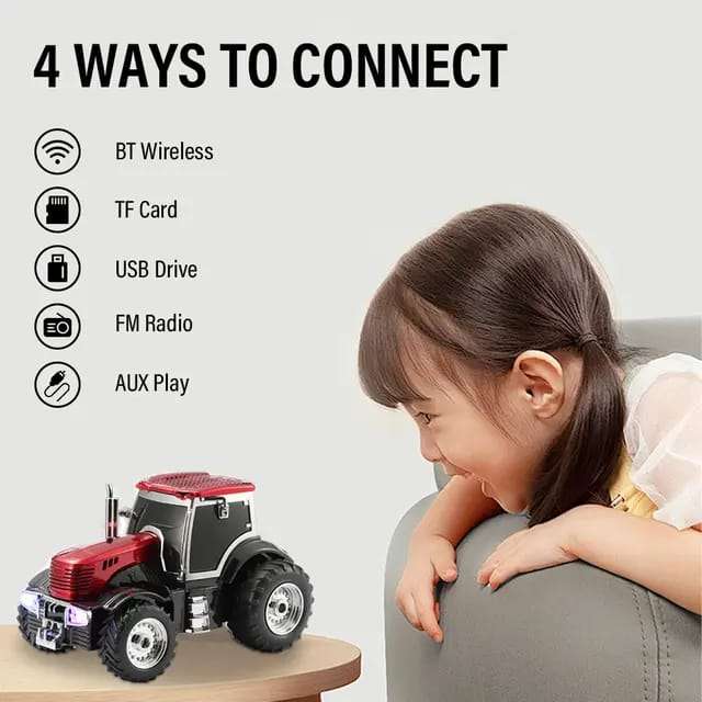 Bluetooth tractor speaker - wireless audio with deep bass