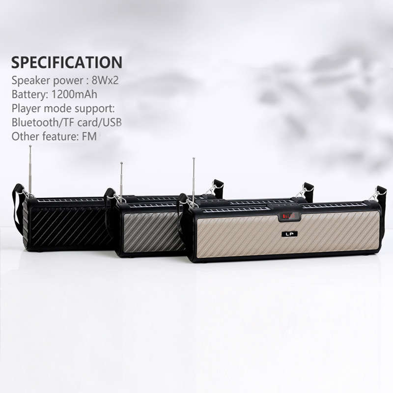Eco friendly solar and rechargeable bluetooth speaker