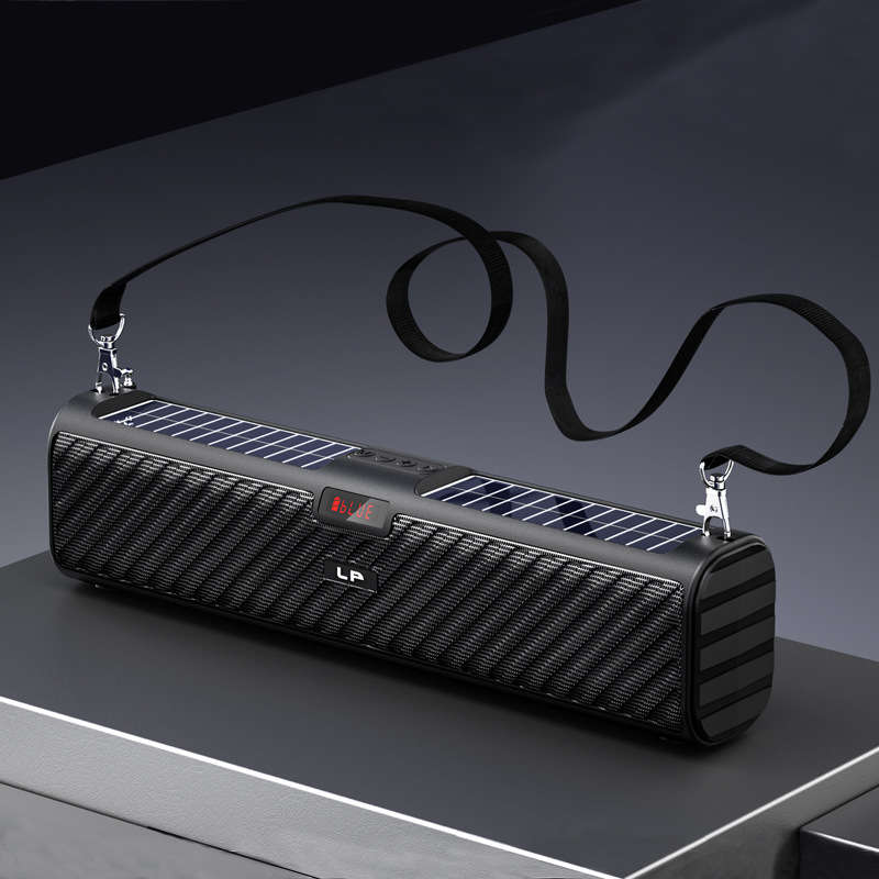 Eco friendly solar and rechargeable bluetooth speaker