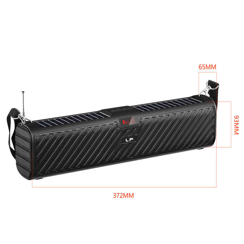 Eco friendly solar and rechargeable bluetooth speaker