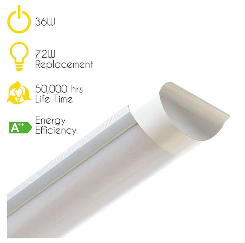 LED light 1.2m 36W 4ft linear 4 pack