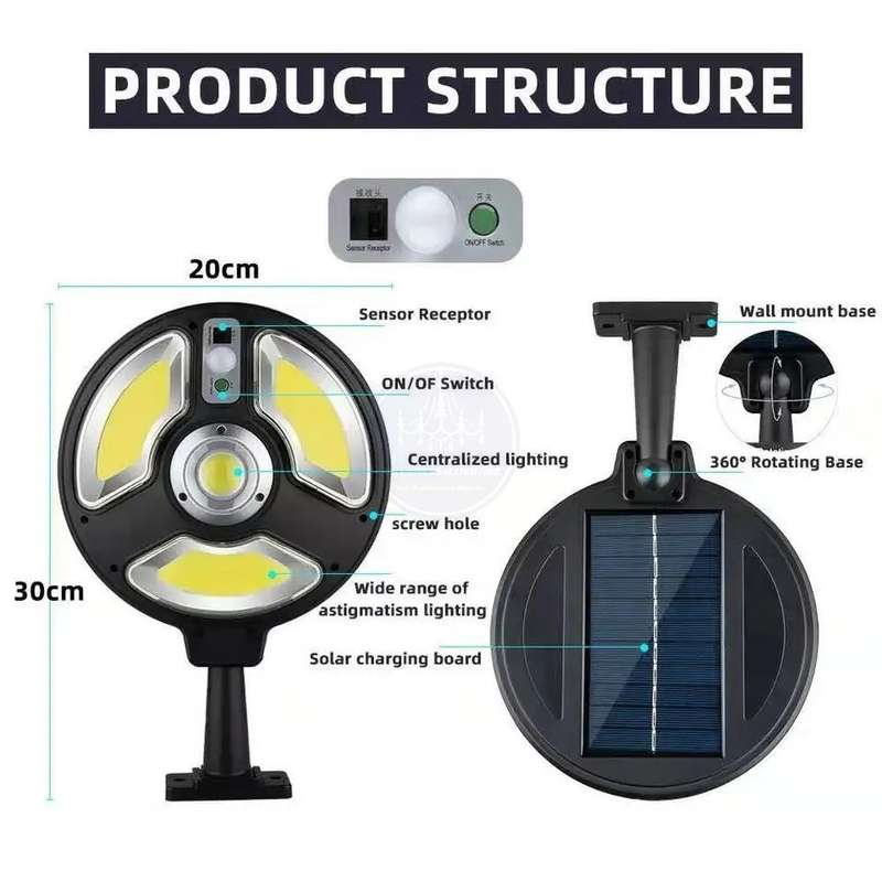 Hello Today 60w solar sensor street light
