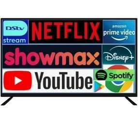 Condere LED HD Ready 43inch 43" android google TV smart TV combo bezel less TV