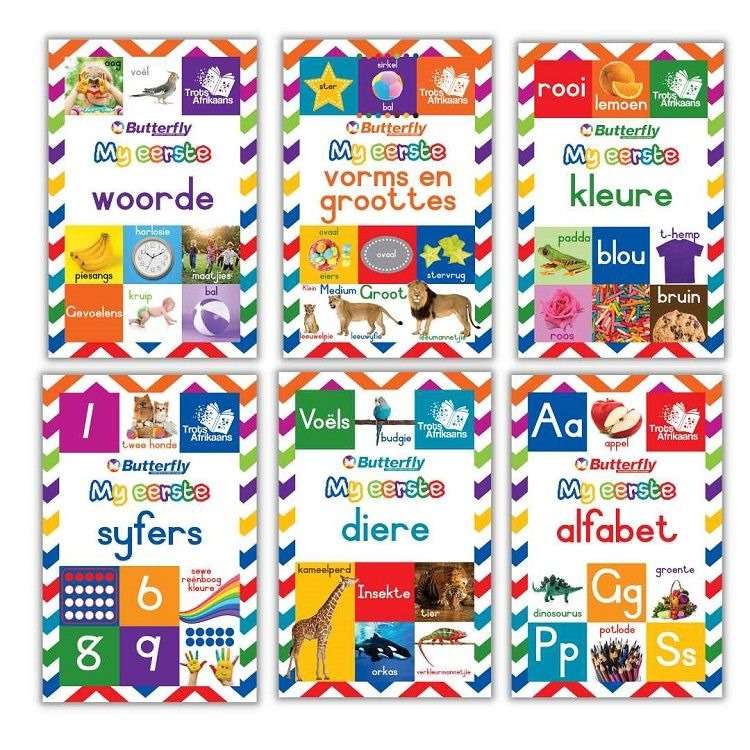 Afrikaans readers - My Eerste educational series - 6 books