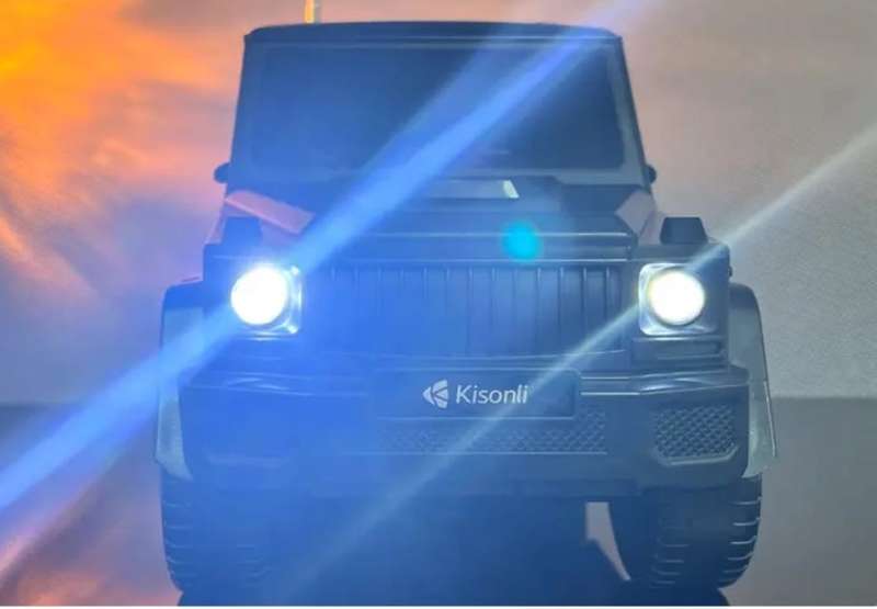 Black G-Wagon bluetooth speaker with solar panel
