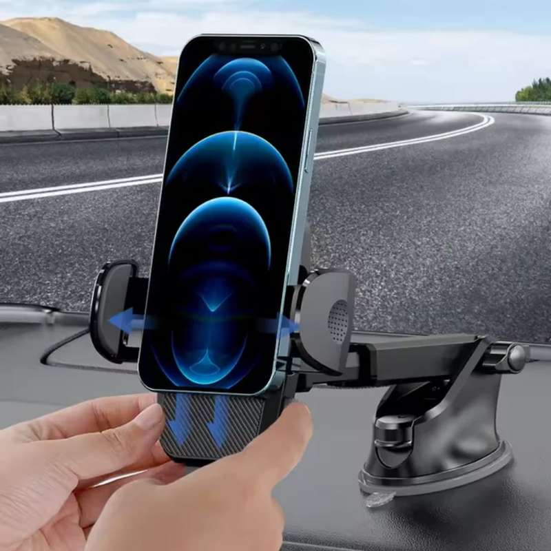 360-degree universal adjustable car rearview mirror phone holder