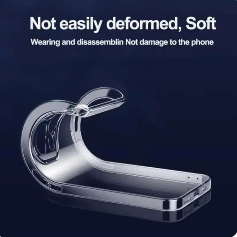 Clear TPU four corners protection transparent back cases for Xiaomi 14T