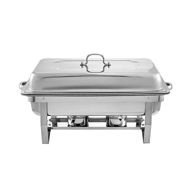 Stainless steel square warm buffet stove luxury chafing dish for catering