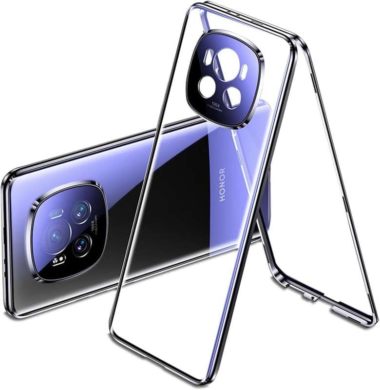 360° Magnetic glass case dual sided protection metal frame for Honor Magic6 Magic 6