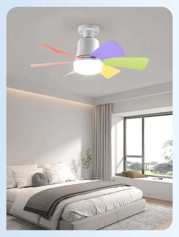 3 Speeds dimmable 2in1 socket fan light with remote 40w