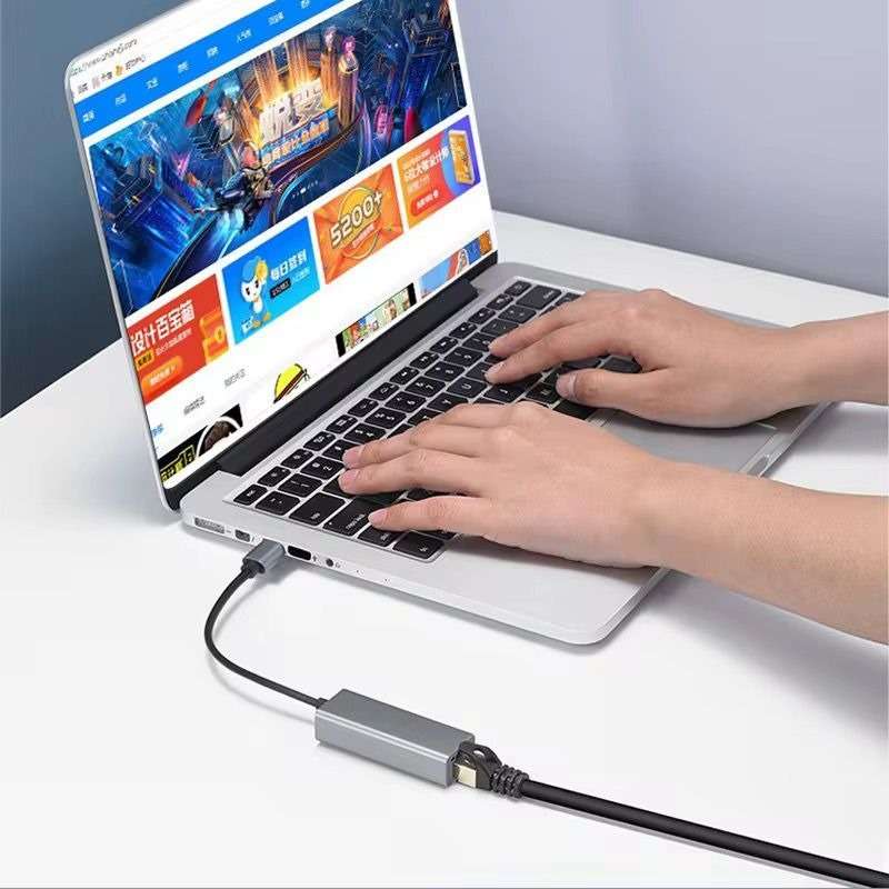 Type-C USB-C to RJ45 gigabit ethernet adapter