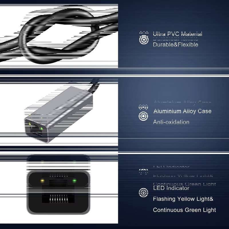 Type-C USB-C to RJ45 gigabit ethernet adapter
