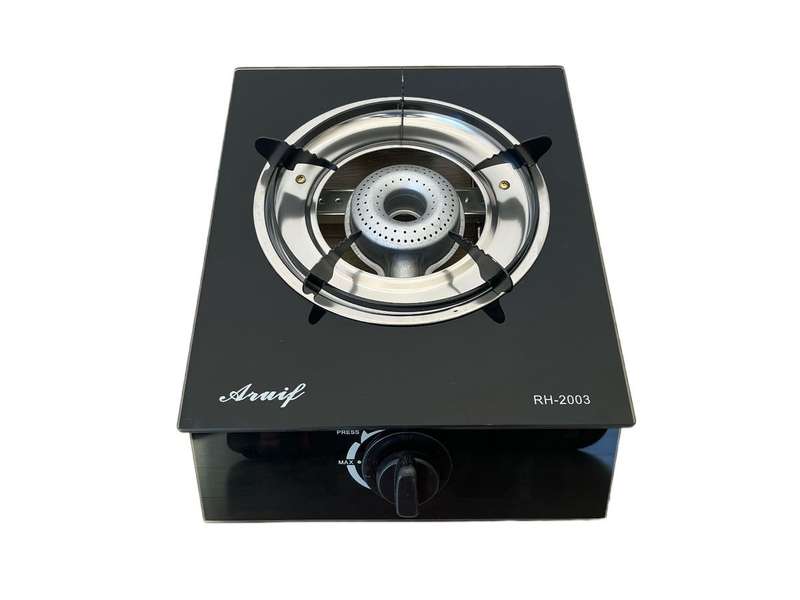 Aruif Top glass single burner gas stove