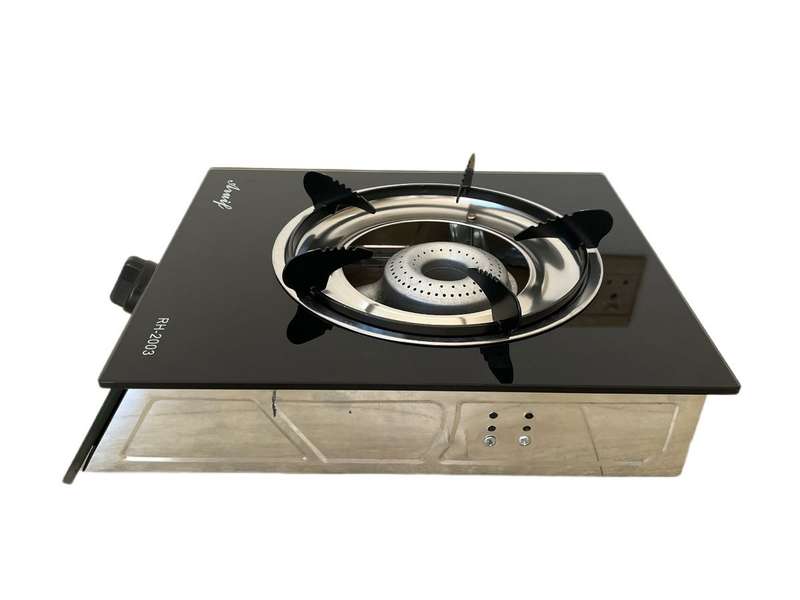 Aruif Top glass single burner gas stove