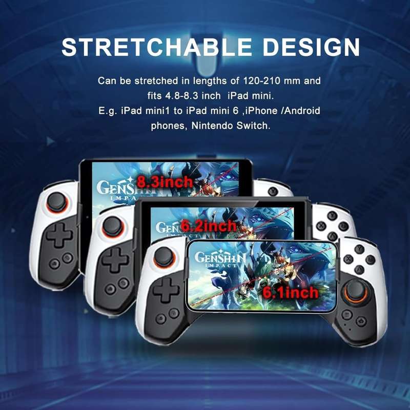 Game controller wireless gaming controller for iPhone Android PC switch