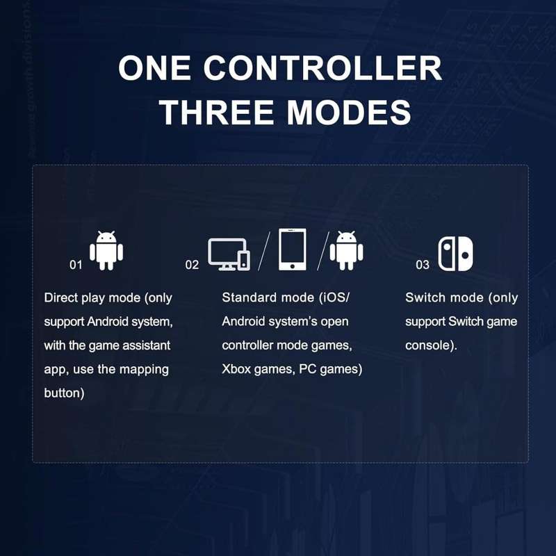 Game controller wireless gaming controller for iPhone Android PC switch
