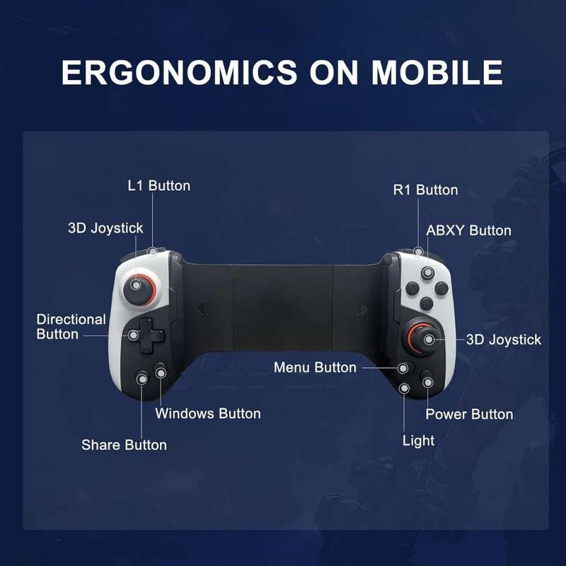 Game controller wireless gaming controller for iPhone Android PC switch