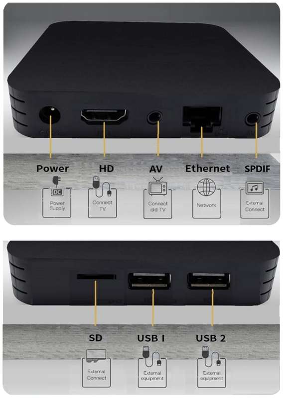 8K Android Tv box android 13 16GB storage with 2GB ram