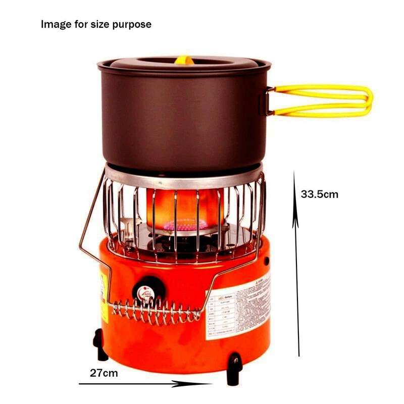 2-in-1 Portable gas heater and stove perfect for both indoor and outdoor cooking heating LQ2023
