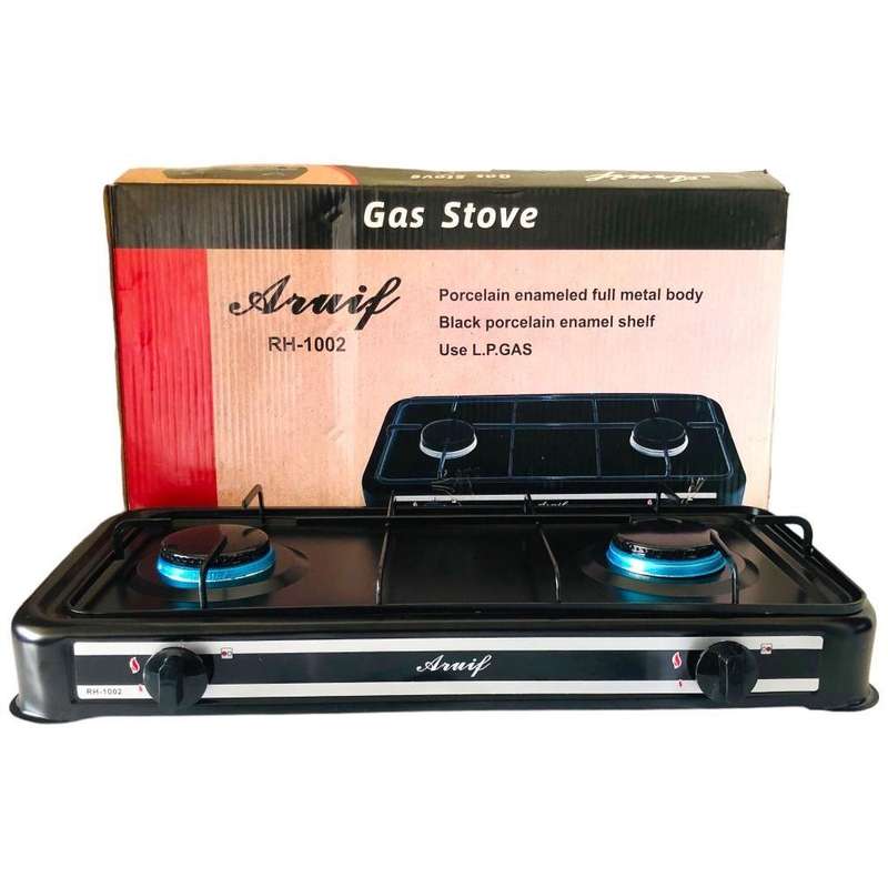 Efficient 2 burner gas stove