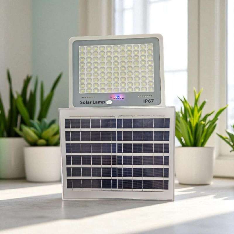 IP67 Solar powered 396 LED floodlight with remote control 300W
