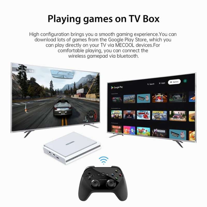 Mecool KM2 Plus Deluxe 4K Certified TV Box Google TV Box Flagship Mecool TV Box