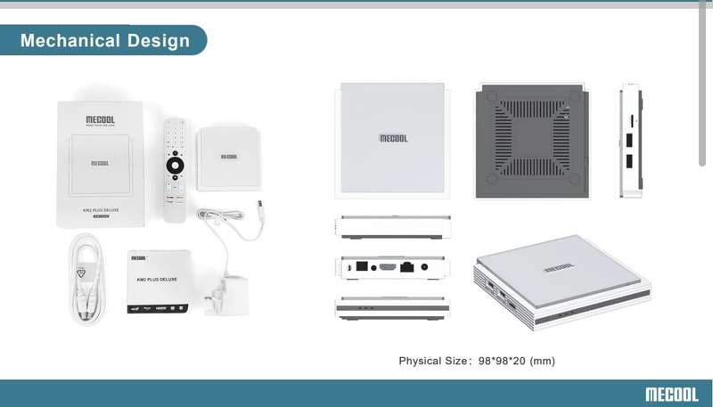 Mecool KM2 Plus Deluxe 4K Certified TV Box Google TV Box Flagship Mecool TV Box
