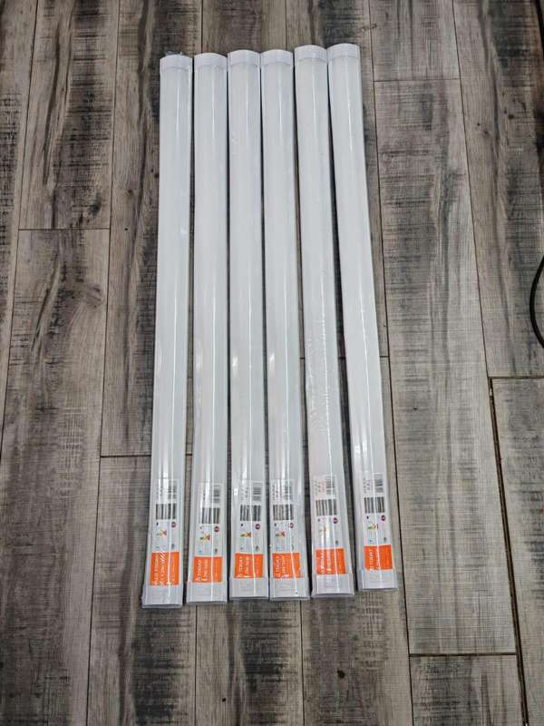 Hellotoday LED light 1.2m 36W 4ft linear 6 Units