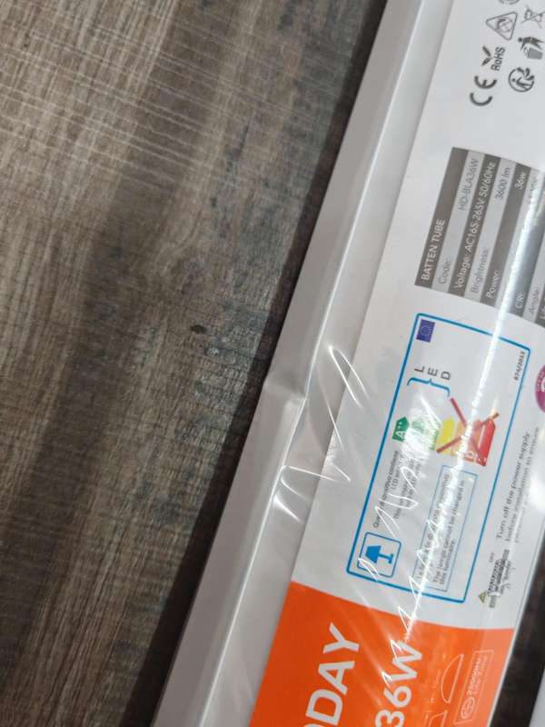 Hellotoday LED light 1.2m 36W 4ft linear 6 Units