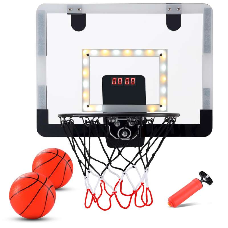 PELLOR Indoor Mini Basketball Hoop Play Set