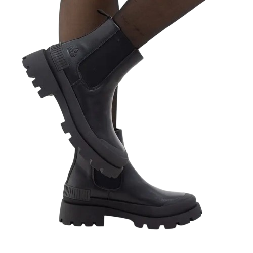 Pacific chelsea chuncky ankle boot black