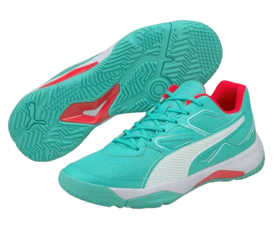Puma Solarflash Elektro - Aqua Sunblaze - White - Size 10